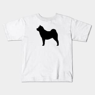 Smooth Chow Chow Silhouette Kids T-Shirt